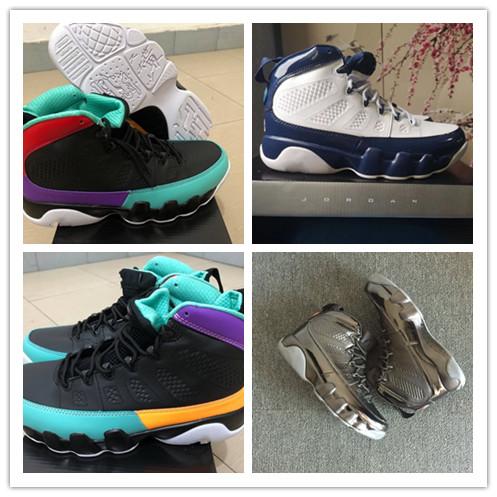 2019 New 9 Dream It Do It casual Shoes black university red dark concord canyon gold turbo green white 9s UNC Bred Trainers 40-47