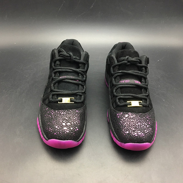 2018 New 11 Low-Top Think 1 Womens Basketball Shoes 11s Black Fuchsia Blast AR5149-005 Athletic Sport Sneakers US 5.5-8.5