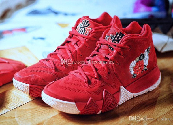 Free Shipping Kyrie Chinese New Year Mens Womens shoes 4 Firework Chinese New Year Kyries shoes Shoes us 5.5-12 come with box