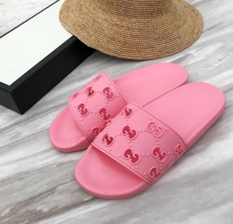 2020 Luxury men Women G Sandals woman leather causal Shoes Beach Slide Summer Fashion Flat Sandals Slipper Flip Flop size 35-46 box 1010