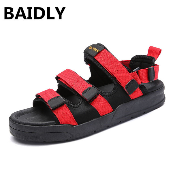 Men Sandals 2019 Male Seaside Beach Sandals Summer Men Shoes Design Bohemia Slippers Comfortable Casual Shoes