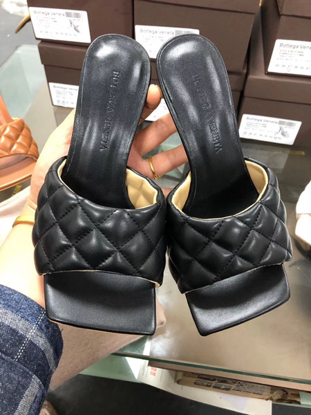 2020 designer sandals women sandals designer slides Brand Fashion striped sandals causal summer huaraches slippers flip flops slipper + BOX