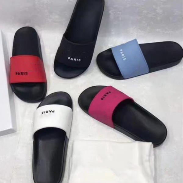 With Box! Woman/Man Slippers Falt shoe Sandals Brand Best Quality Slippers Fashion Scuffs Slippers Casual shoes For Lady by shoe02 10