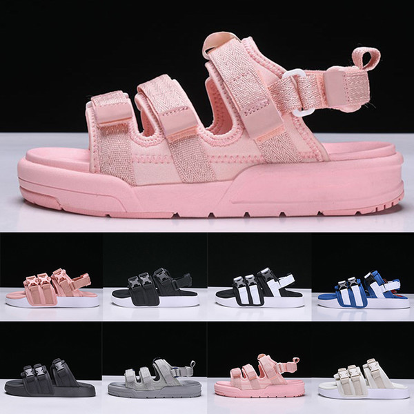 2019 Fashion Rome Style Sandals Men Women Luxury Designer Sports Slippers Boys girls Peep Toe Sandals Wide Flat Slippery flip-flops Shoes