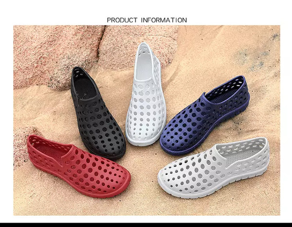 2018 new couple hole shoes in summer Joker leisure fashion sandals Manufacturers selling beach shoes surfing Outdoor Aqua Shoes