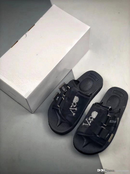 2019 mens flip flop designer sandals Women Designer mens sandals Female Brand Girls Chaussures Suicoke mastermind japan mmj kawsvs 18ss