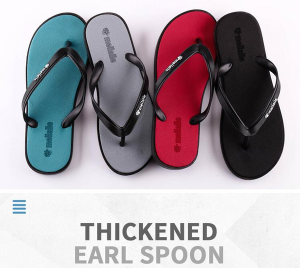 2019. Summer. Soft sole. Men slippers. Wear-resistant. skid-resistant. Beach. Hotel. Indoor. Shower Room. Casual shoes. Flip Flops. W2M.