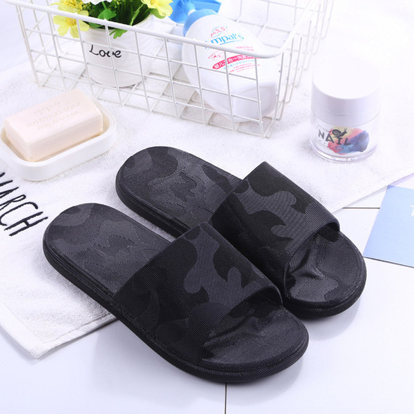 2019. Summer. Soft sole. Men slippers. Wear-resistant. skid-resistant. Beach. Hotel. Indoor. Shower Room. Casual shoes. Scuffs. W2127M.