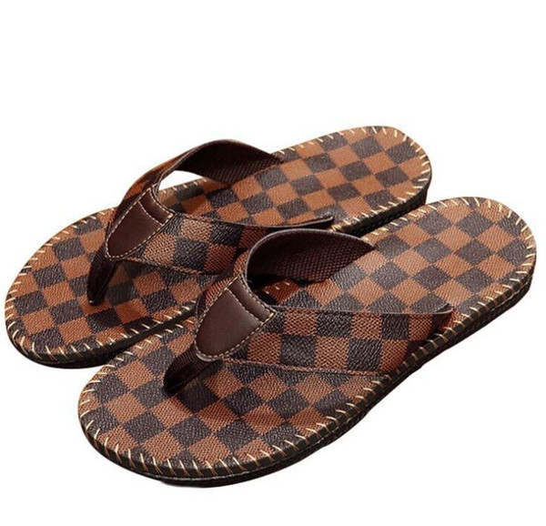 2019 Free shopping! Summer new men's non-slip slippers Breathable and wearable beach flip flops Casual fashion indoor and outdoor slippers