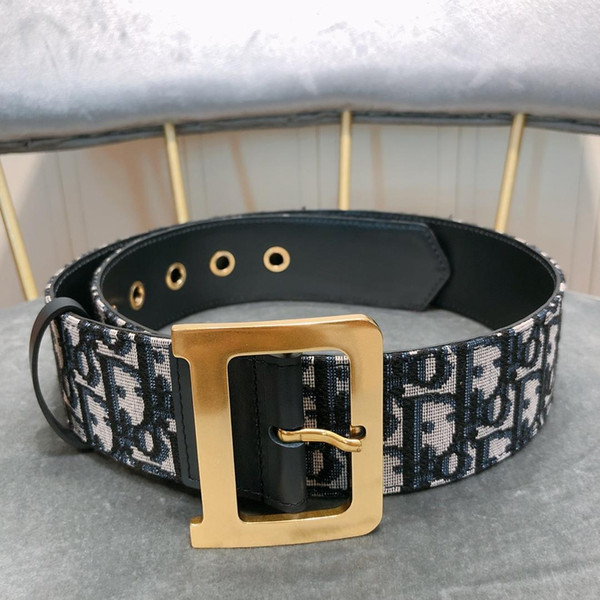 2019 Top quality belt large buckle genuine leather belt designer belts men women high quality new mens belts 5.0 cm width