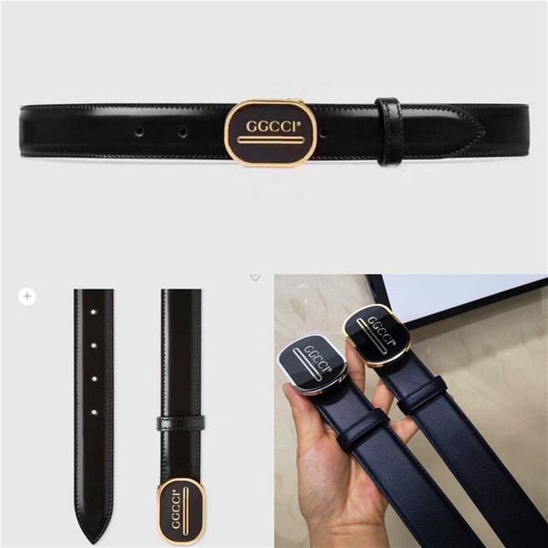 Fashion designer belt top leather belt 34mm length metal buckle popular unique top quality belt with box