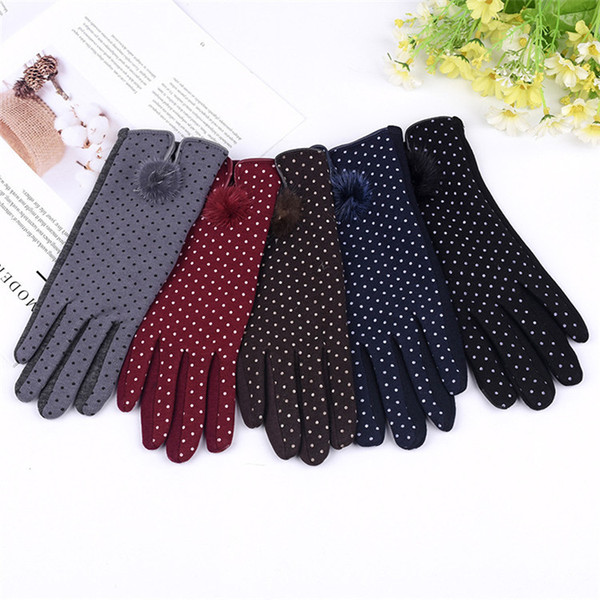 Winter Autumn Men Cashmere Gloves Touch Screen High Quality Male Thicken Warm Wool Screen Gloves Men Mitten Business 500pair T1C398