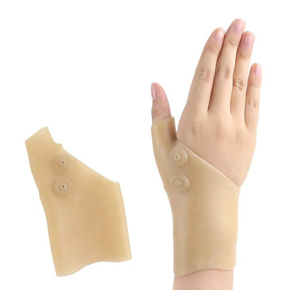 Magnetic Therapy Wrist Hand Thumb Support Gloves Silicone Gel Massage Pain Relief Gloves