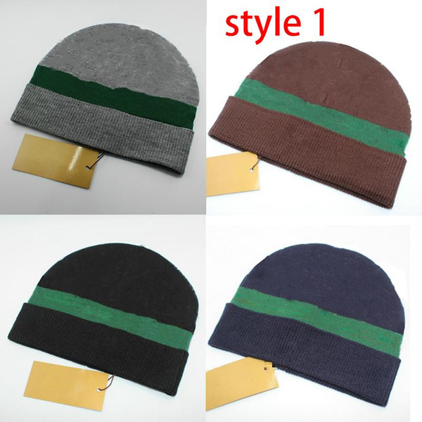 Brand Designer women knitted knitting beanies hats Skull Caps winter autumn warm 6 colors