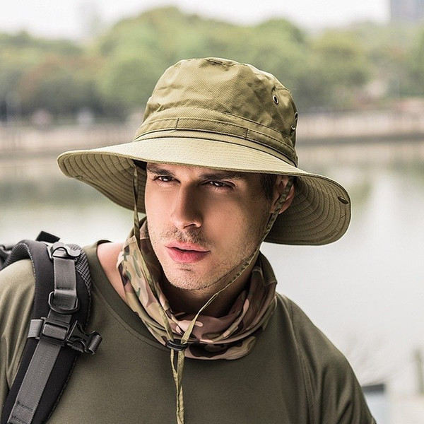 Brand New Men's Bucket Hat Boonie Hunting Fishing Outdoor Cap Wide Brim Military Unisex Sun Hats