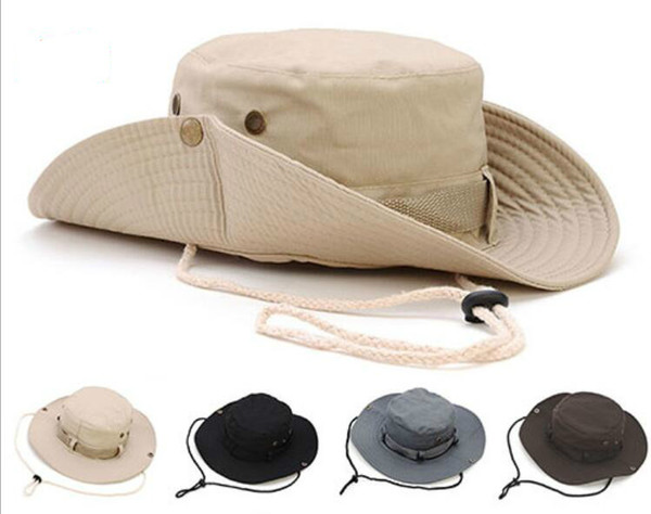 New Arrival Casual Ourdoor Sunshade Hat Cap Homburg Travel Fishing West Cowboy Fashion Bucket Hats For Men