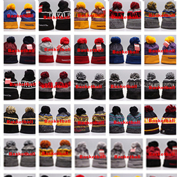 Hot Sale!2018 Mixed order New Winter Team Beanies Knitted Beanie Wool Knitting Outdoor Skiing Beanie Caps Sport Baseball Beanies Hats Cap