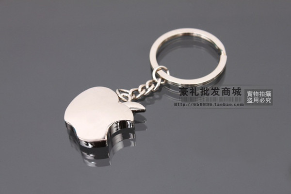 Hot! 2016 New Novelty Souvenir Metal Apple Key Chain Creative Gifts Apple Keychain Key Ring Trinket