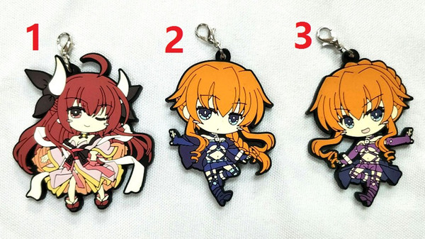 DATE A LIVE Yoshino Original Japanese anime figure rubber Silicone sweet smell mobile phone charms/key chain/strap