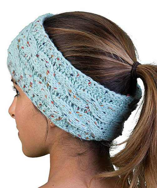 Women Winter Sports Headwrap Hairband Turban Head Band Ear Warmer Beanie Cap Headbands 9Colors