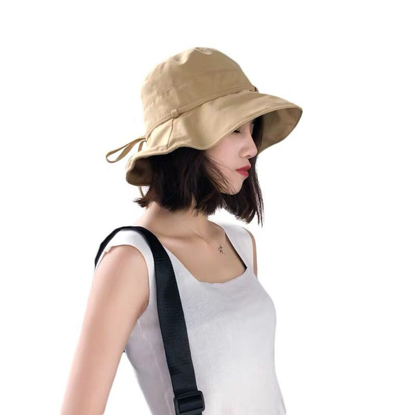 Net Red Fisherman's Cap ins Female Japanese Hundred Hat Summer Sunshade Cap Spring and Autumn Sun Sunscreen