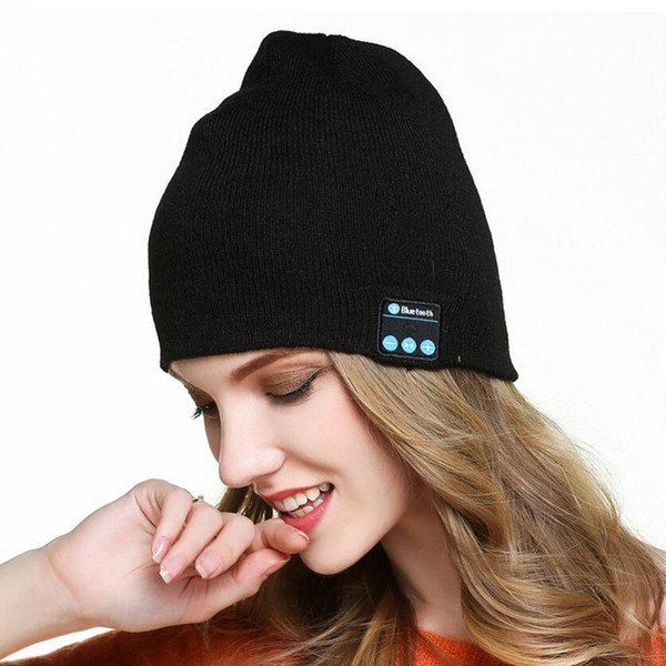 Music Cap Bluetooth Beanie Hat Cap Knitted Winter Magic Hands-free Music Mp3 Hat for Woman Men Smartphones