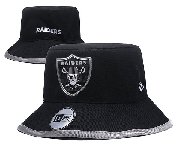 One Piece Men's Raiders Sport Outdoor Bucket Hats with Team Logo Brands Fans Hip Hop Cheap Sunhat Headwear Baseball Adjustable Caps Bone