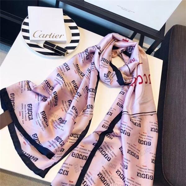 2019 Brand summer women's scarf soft long monogrammed scarf spring and summer women's beach shawl zzou