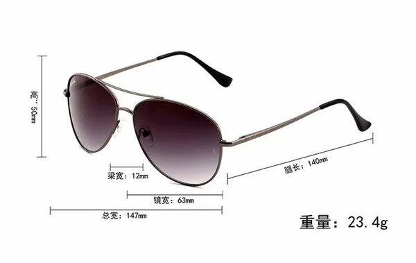 quality Glass lens 63MM Brand Designer Fashion Men Women Plank frame Coating Sunglasses Sport Vintage Sun glasses With