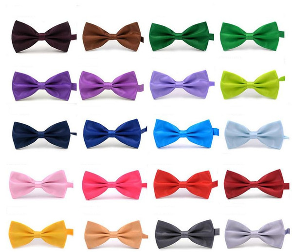 Fashion Accessories Wholesale Bowknot Men's Wedding Party Red Purple Bowknot Women's T-Children Children's Boy Bow Tie