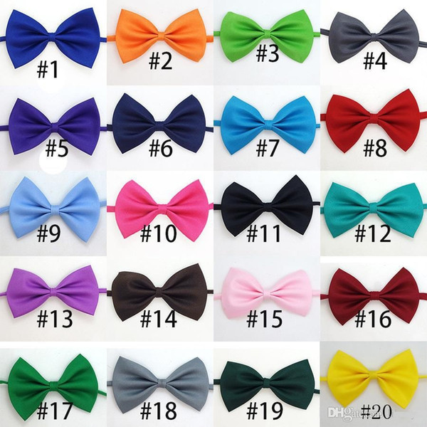 Children boys and girls bow tie bow wedding party red red purple bow fashion accessories wholesale W027