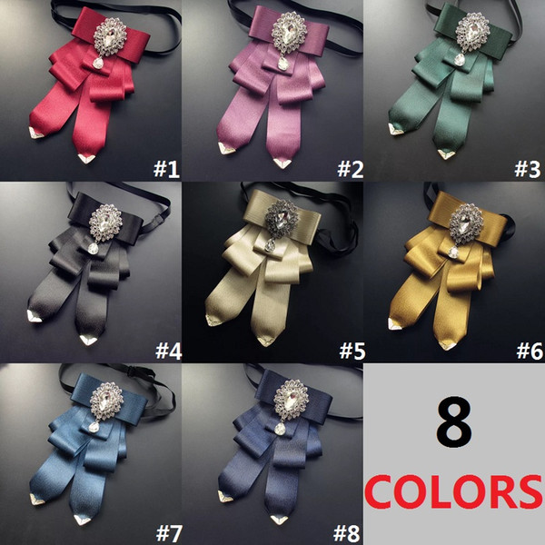 Fashion High Grade Tie Men And Women All Can Ties Collar Flower Necktie Royal Family Tie Core And The Wedding Supplies D0425