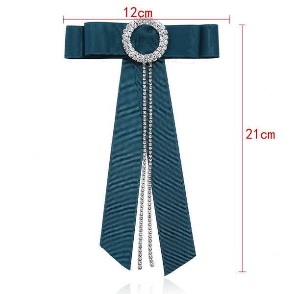 Hot style school of fashion and leisure school of fashion and women's tie long style diamond - studded popular tie style