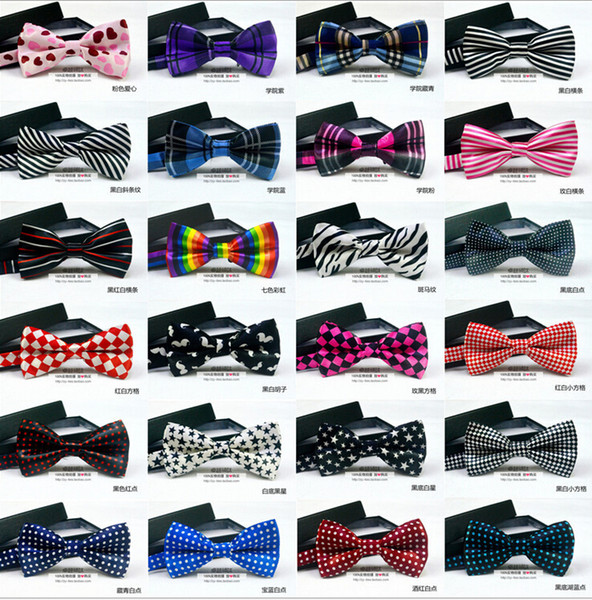 200 PCS/lot Brand Fashion Bow Tie For Men Red Ties Gravata Borboleta Blue Color Men Bowties 32 Colors