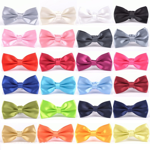 Hot Selling bow tie Fashion Necktie bow tie Men's ties Colored Silk Neck Ties New Arrival C003-2