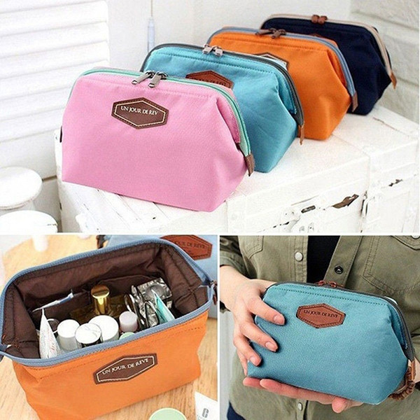 New ERT Women Makeup Cosmetic bag Organizer Toiletry Storage Travel Handbag Wash pouch 16 x 12 x 7cm