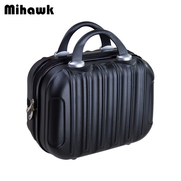 Mihawk Women Fashion Makeup Suitcase Tote Cartoon Travel Beauty Toiletries Wash Tote Box Organizer Handbag Supplies Accessories