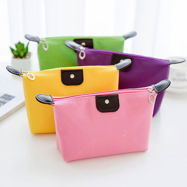 Storage bag Women Portable Cute Multifunction Beauty Zipper Travel Cosmetic Bag Letter Makeup Bags New Arrival