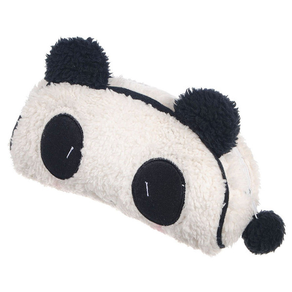 Wholesale- TEXU Soft Plush Panda Pencil Phone Card Case Cosmetic Makeup Bag Pouch Purse