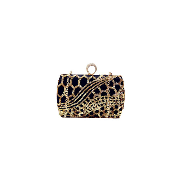 New sequin evening bag clutch bag shoulder diagonal female bag