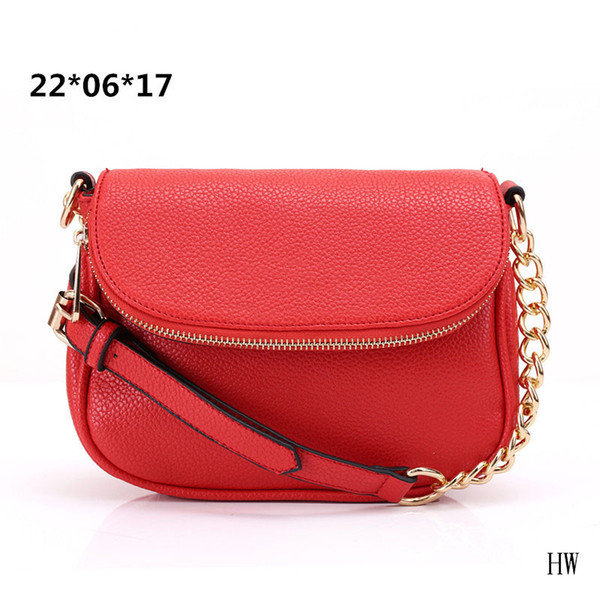 new 2016 Leather Women Lady Messenger bag chains Shoulder Bags