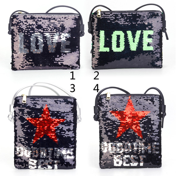 2018 Casual Shinning Glitter Shoulder Bags for Girls Mini Outdoor Bags Travel mixed colors