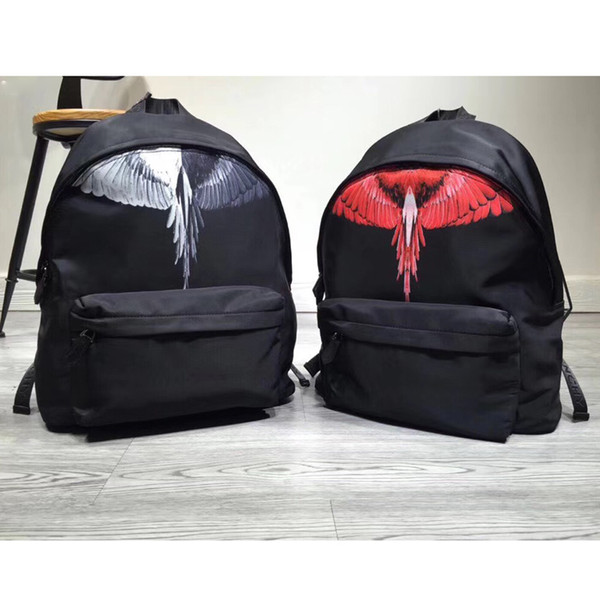 18SS GIV wing Black Backpack fashion nylon Backpacks Unisex Street travel Backpack HFLSBB082