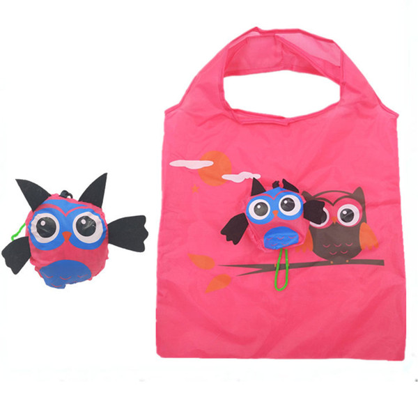 Reusable Portable Cartoon Animal Soft Gift Handbag Shopping Bag Travel With Handle Easy Storage Folding Tote Eco-friendly