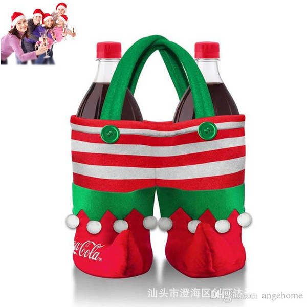 wholesale Christmas Elf Spirit Candy Bags Xmas Decoration Sack Cute Child Gift CHRISTMAS BAG Free shipping