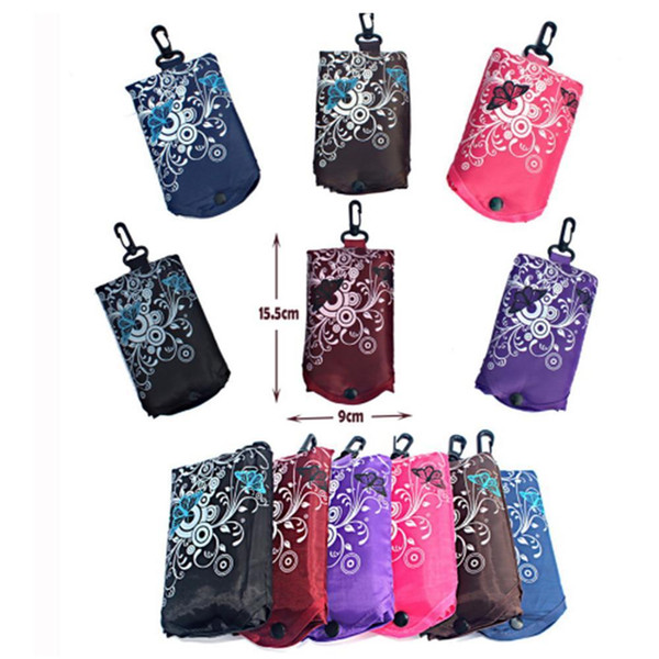 Butterfly Pocket Shopping Tool Eco Folding Shoulder Handle Bag Travel Grocery