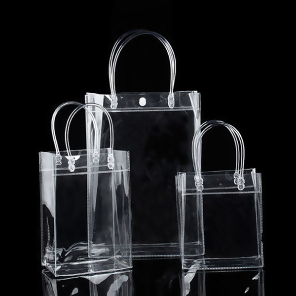 2018 New handbag Fashion High Quality Casual Organizer Shoulder Bag Clear Transparent Shopping Bag 1PC Sotrage #89954