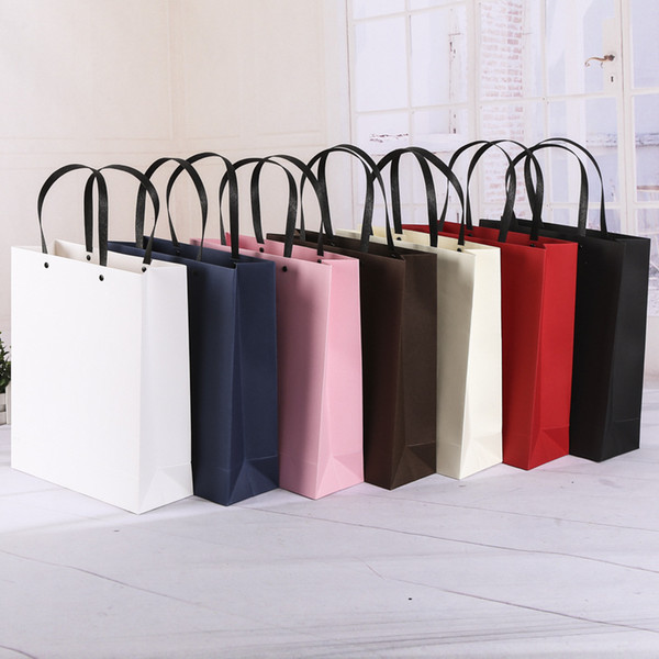 Manufacturers supply customized paper bags spot high-end clothing shopping gifts, handbags customized printing logo wholesale