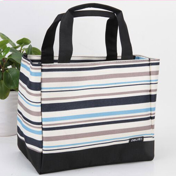 23*13*19cm tote bags candy colors reusable shopping bag Portable folding pouch lunch bag purse handbag high quality