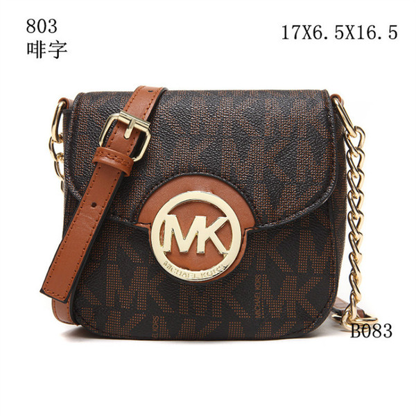 2019 styles Handbag Fashion Leather Handbags Women Tote Shoulder Bags Lady Leather Handbags Bags purse men crossbody bag wallet 17109